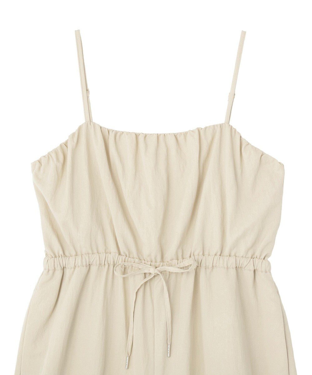 Green Parks 胸元バルーンワイドシルエットサロペット 