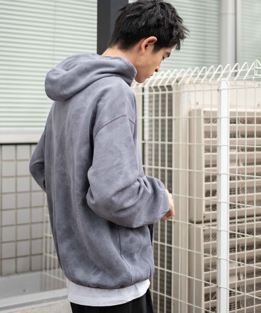 WEGO 【ユニセックス着用ITEM】スノーダイグラフィックビッグパーカー 