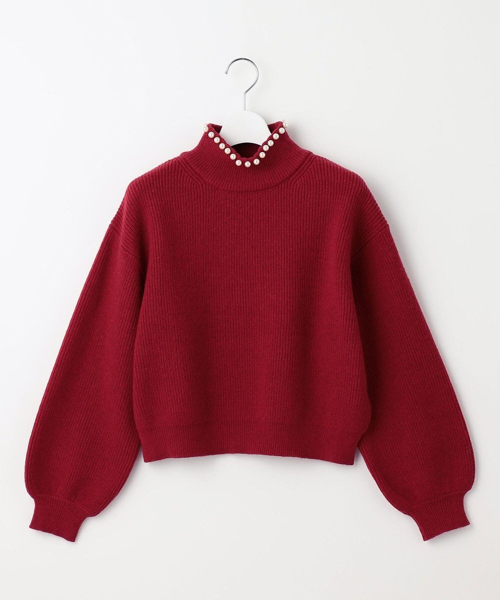 Feroux パール襟 ニット 