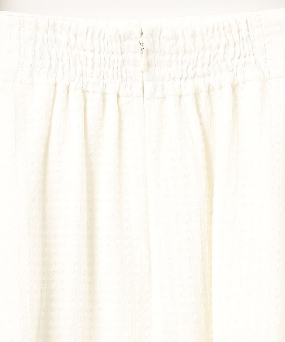 組曲 ステッチストライプドビー フレアスカート 