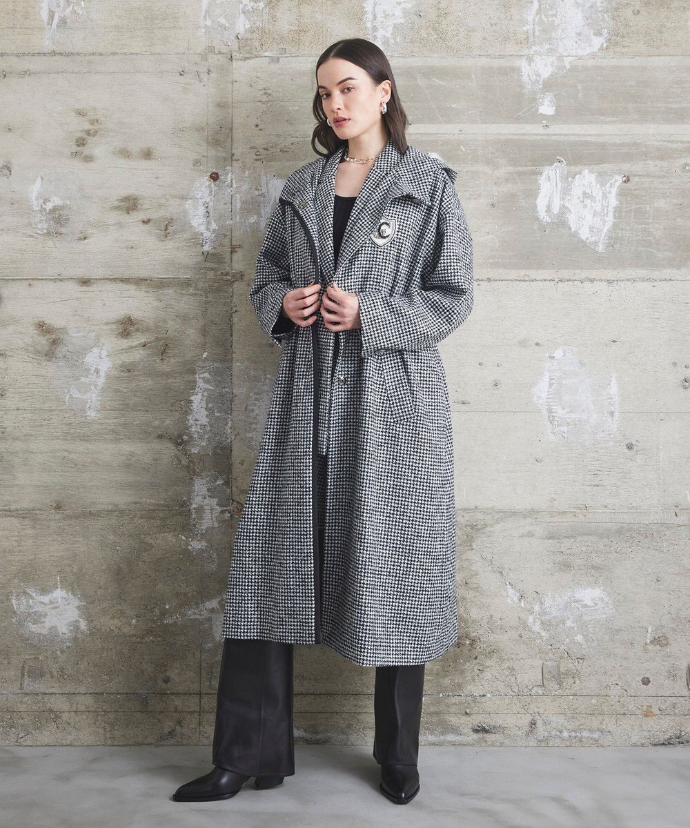 GRACE CONTINENTAL 千鳥ライトウールジレ 