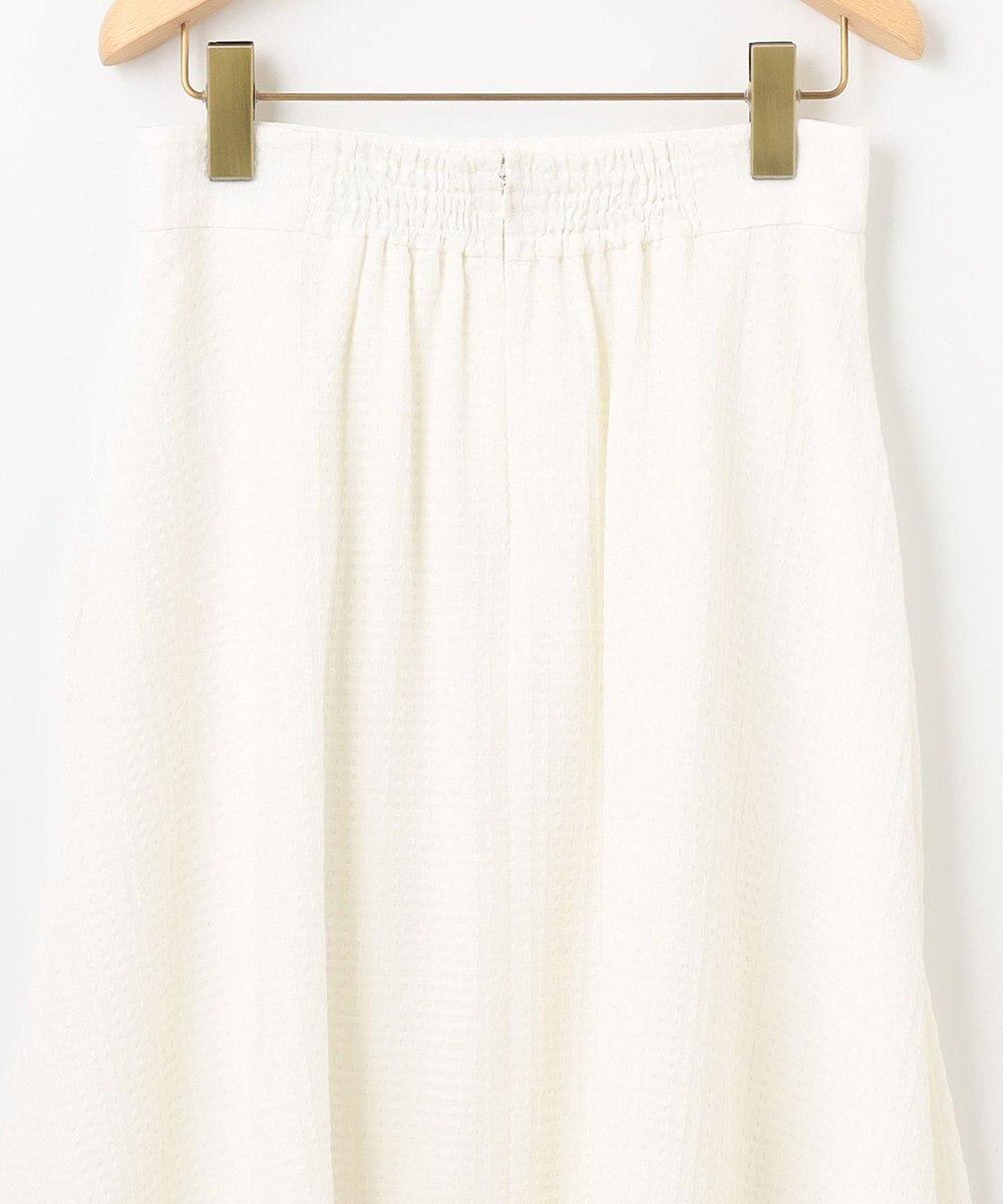 組曲 ステッチストライプドビー フレアスカート 