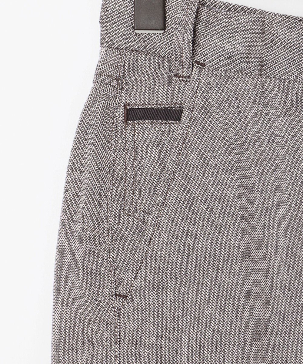 JOSEPH ABBOUD 【ウエストも伸びる/ストレッチ】 リヨセルリネンムーブパンツ 