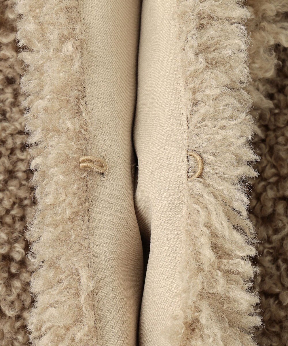 23区 L ECOPEL カーリーファーコンビ ジレ 