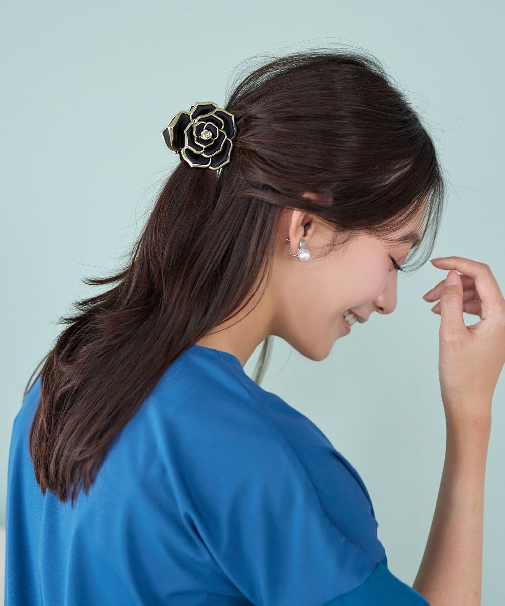 Tiaclasse ローズモチーフヘアクリップ 