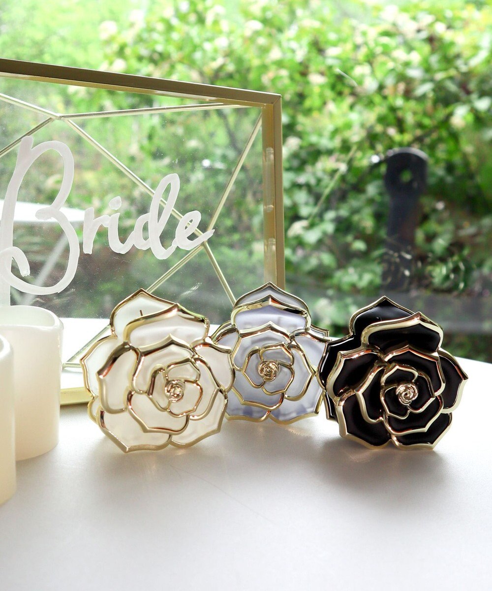 Tiaclasse ローズモチーフヘアクリップ 