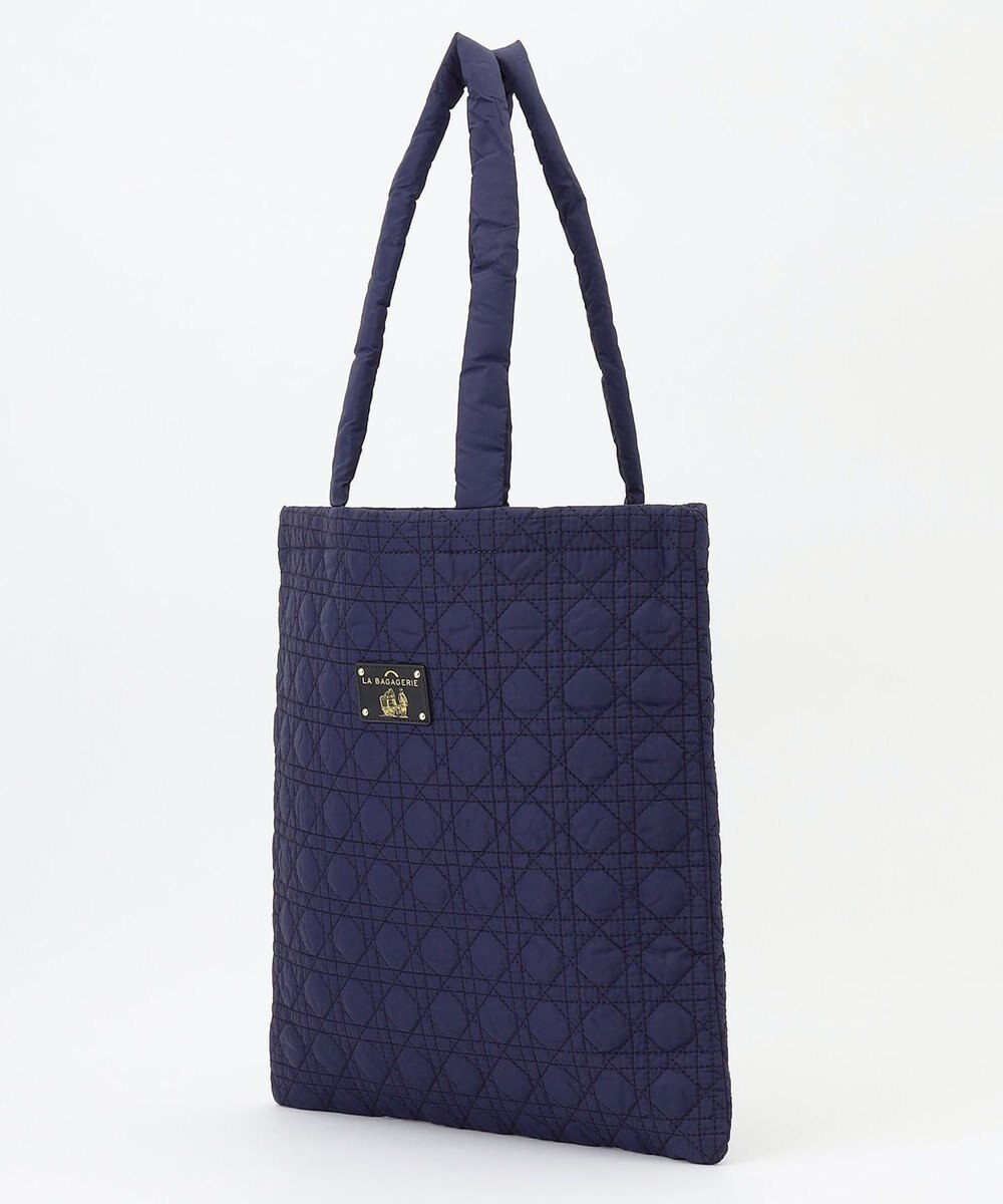 LA BAGAGERIE バイカラー　キルティングビッグトート 