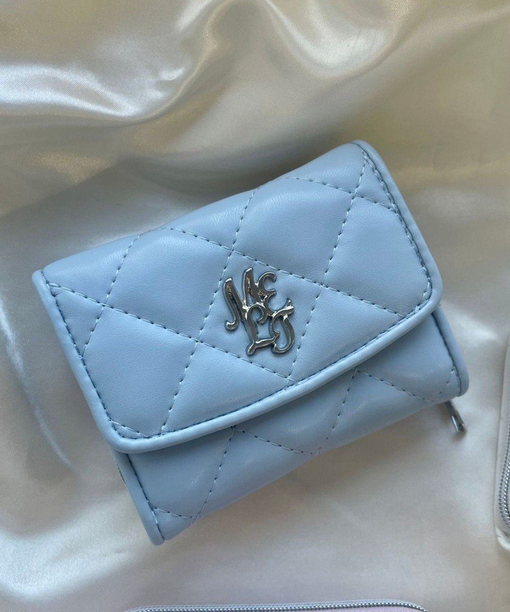 WEGO メタルロゴキルティングウォレット 