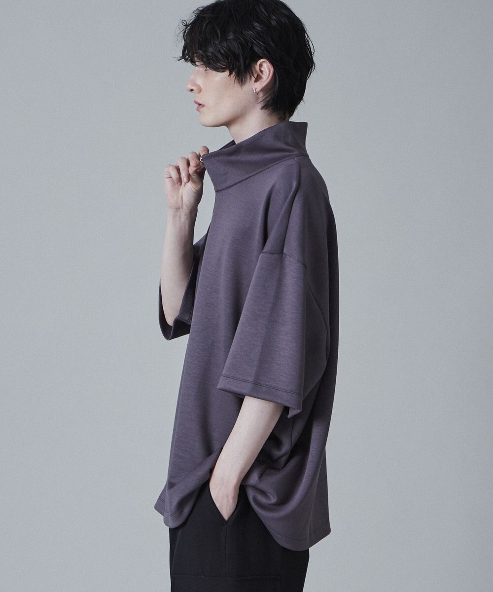 WEGO ドロストスーパーBIGハーフジップT（S） 