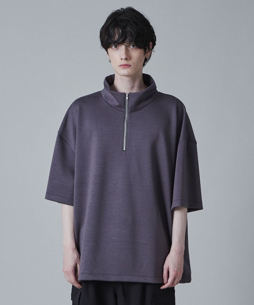 WEGO ドロストスーパーBIGハーフジップT（S） 