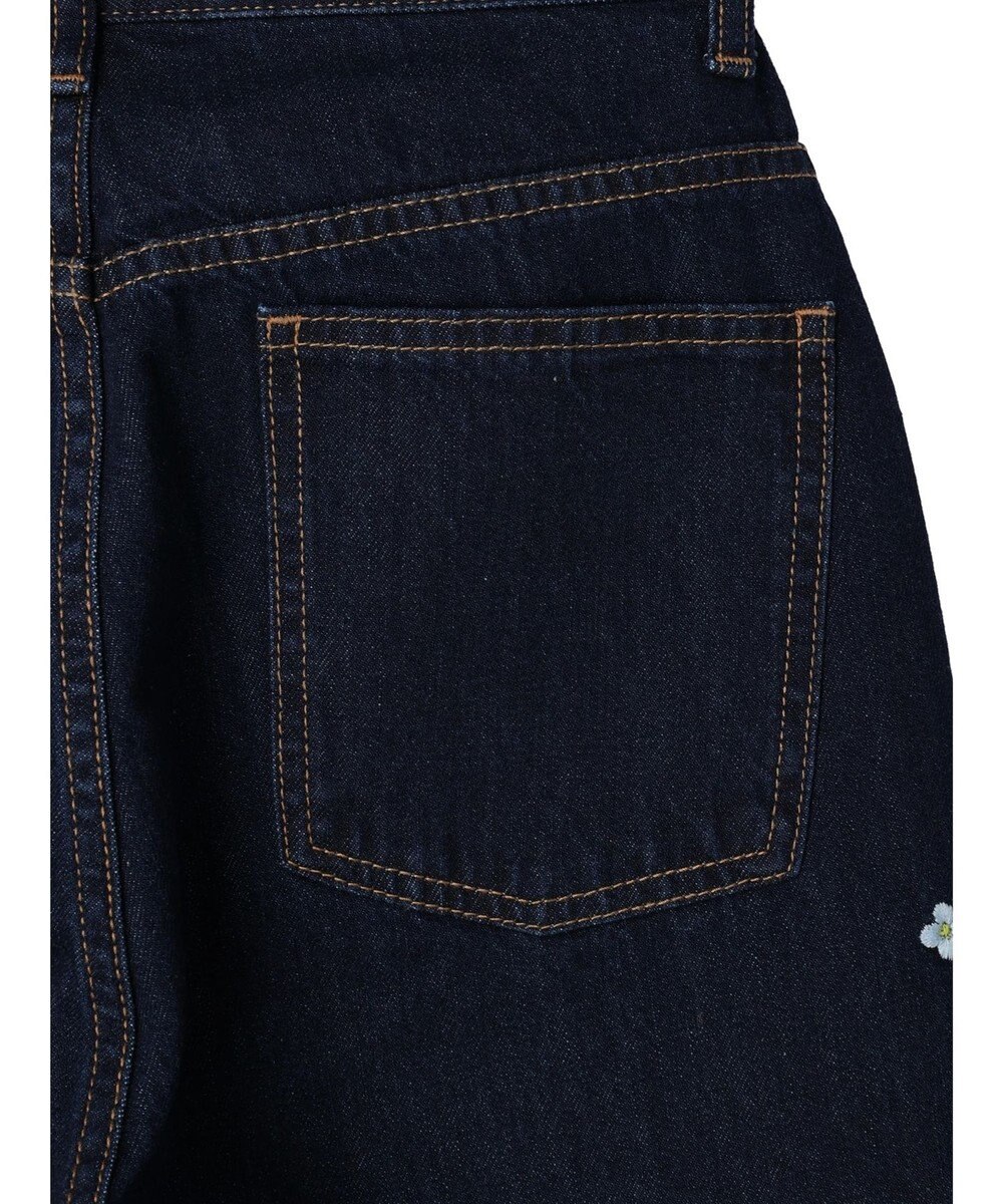 Green Parks ・Ｄｏｕｂｌｅ　Ｆｌａｇｓ　ハナ＆ハート　刺繍デニムパンツ 