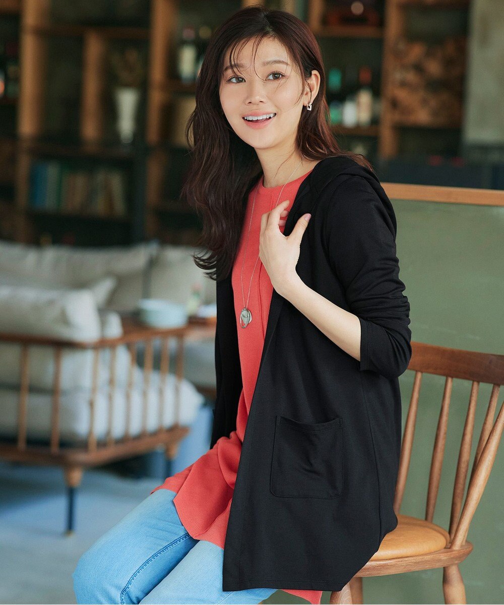 Tiaclasse 【小倉優子さん着用・UVケア・接触冷感】“やみつき”カットソーパーカーカーデ 