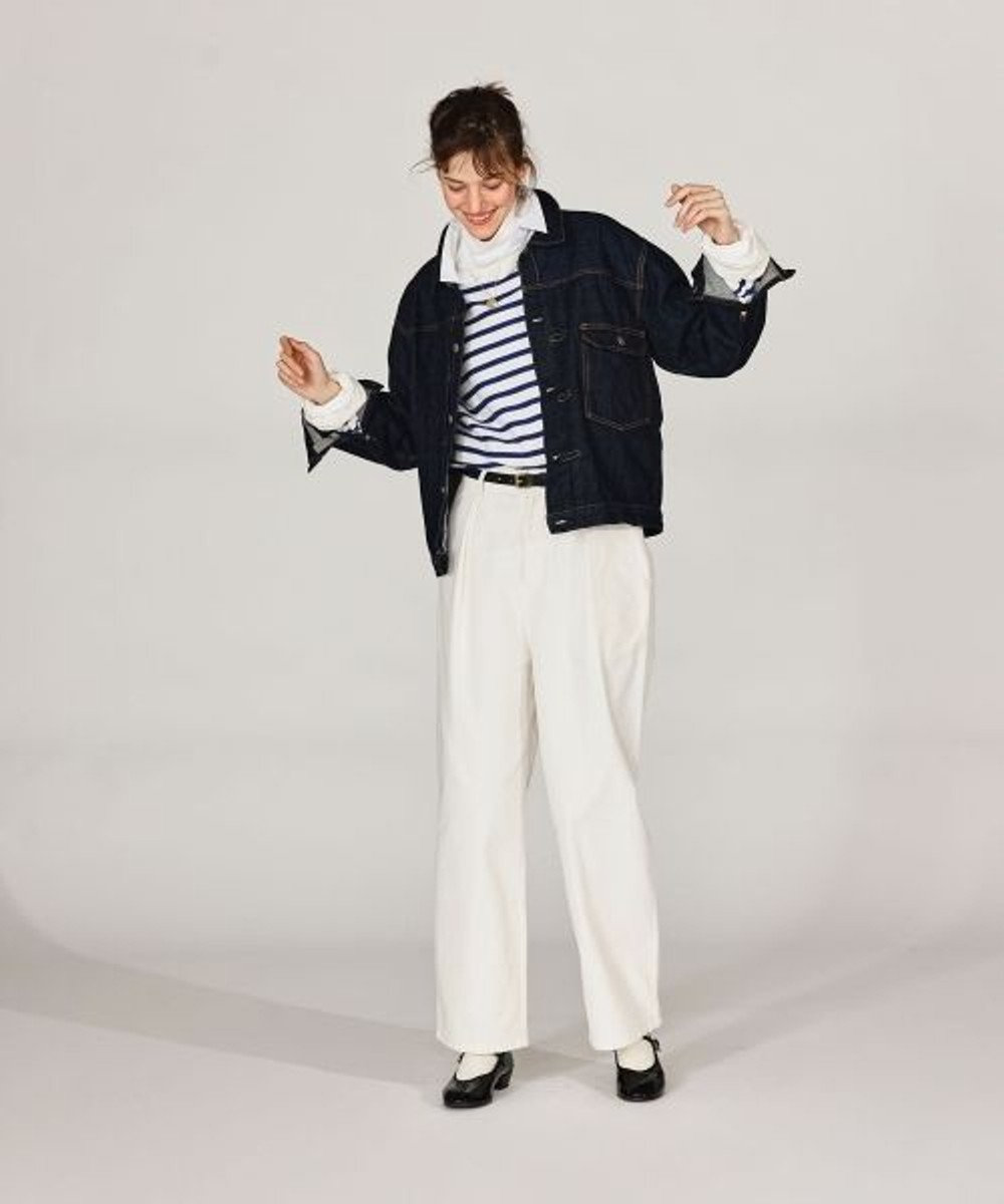 LENO ONE  FOWARD PLEATS CHINO TROUSERS ワンタックチノパンツ 