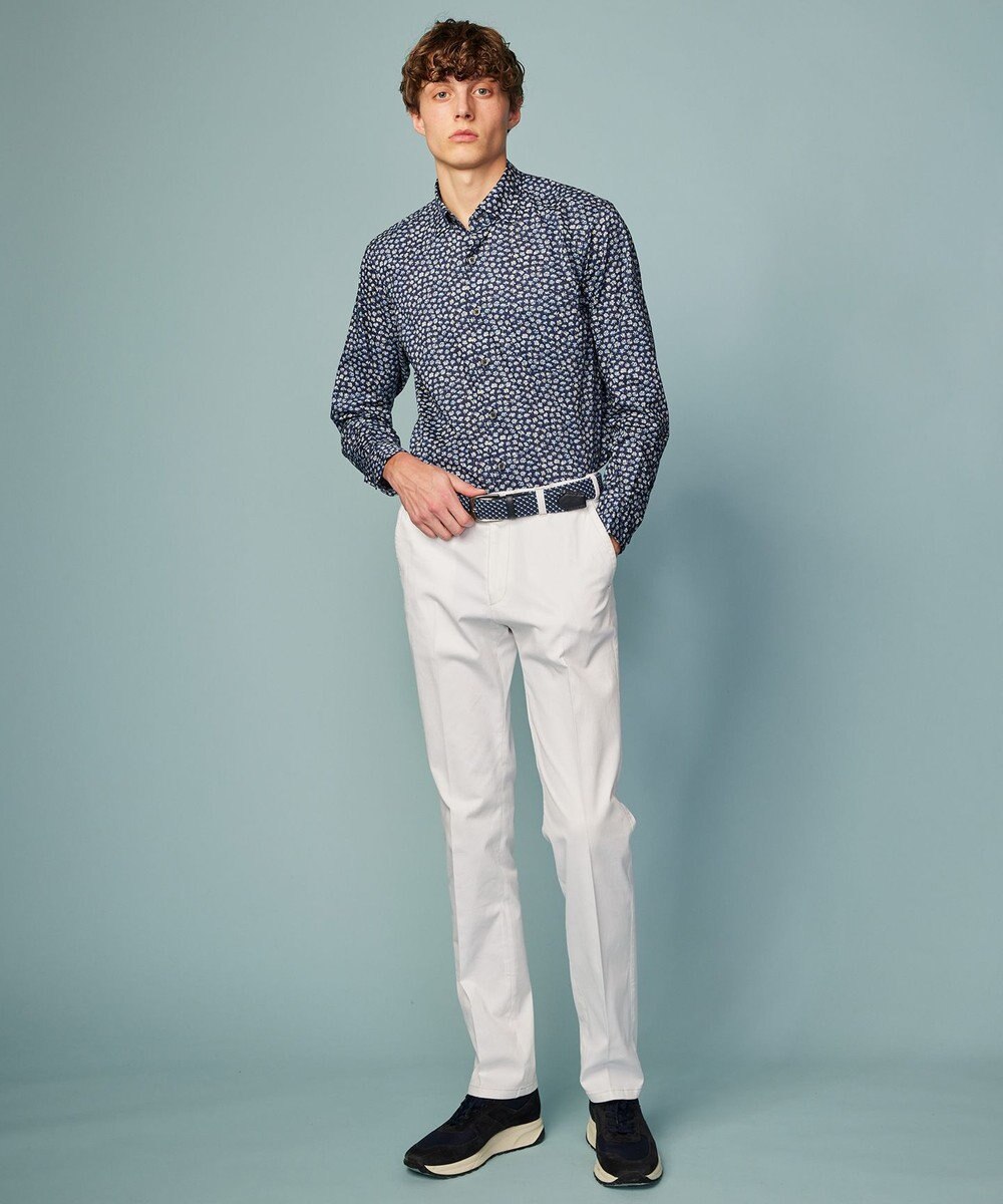 JOSEPH ABBOUD リバティプリント シャツ 