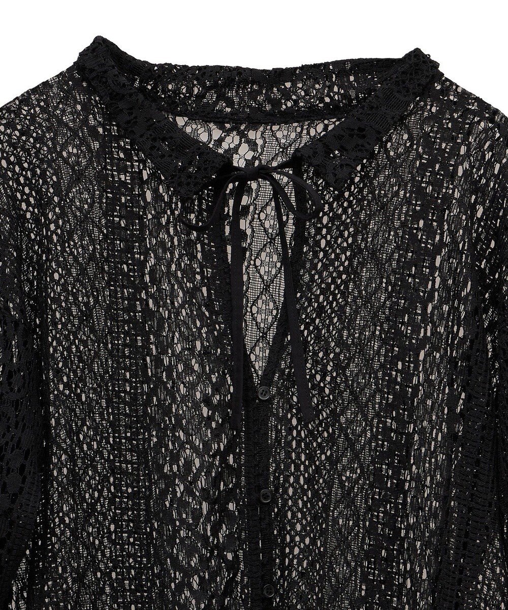 Green Parks ２ＷＡＹリボン付きレースシャツ 