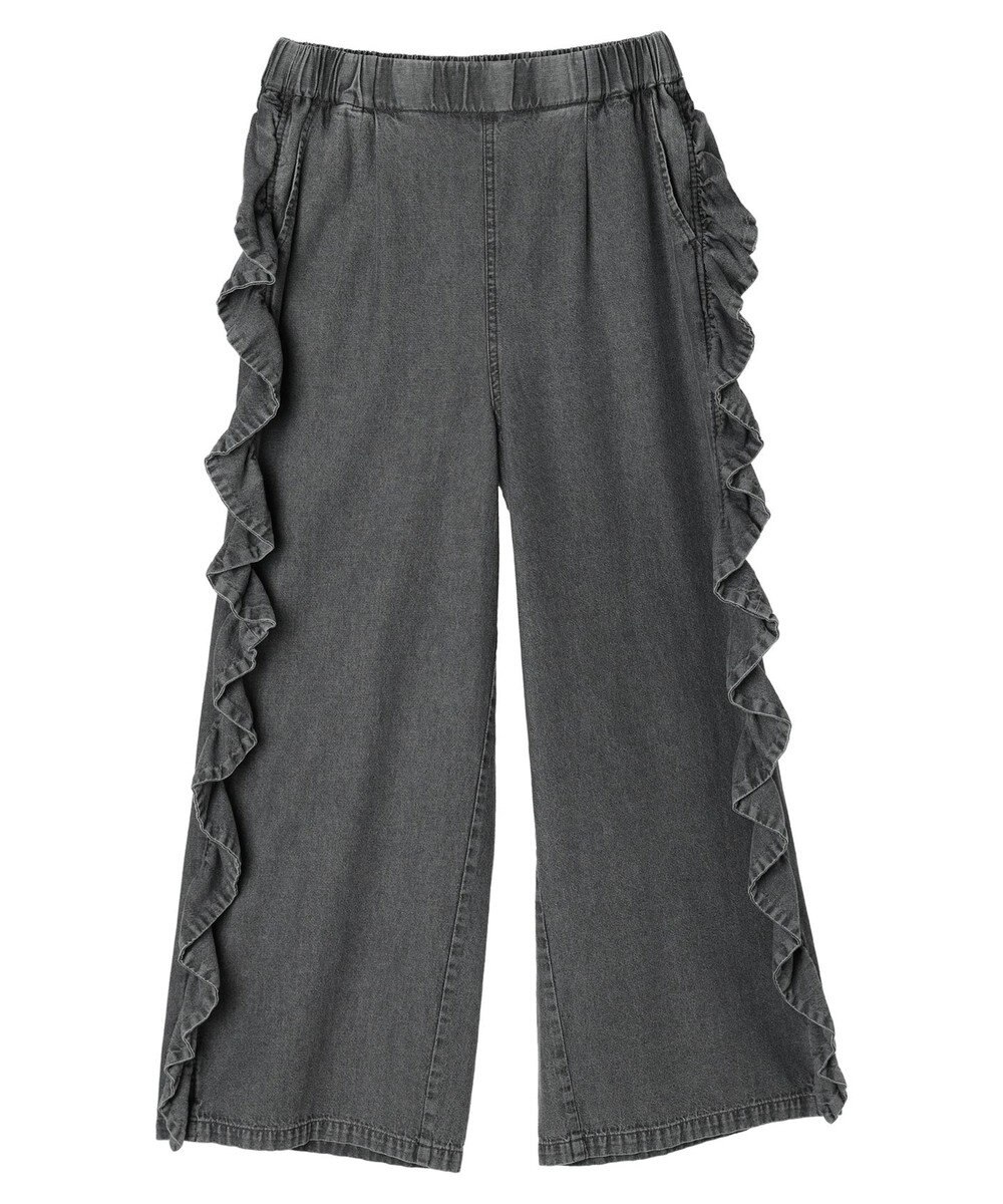 Green Parks ■ＥＳＣＡＲ　デニムサイドラッフルパンツ 