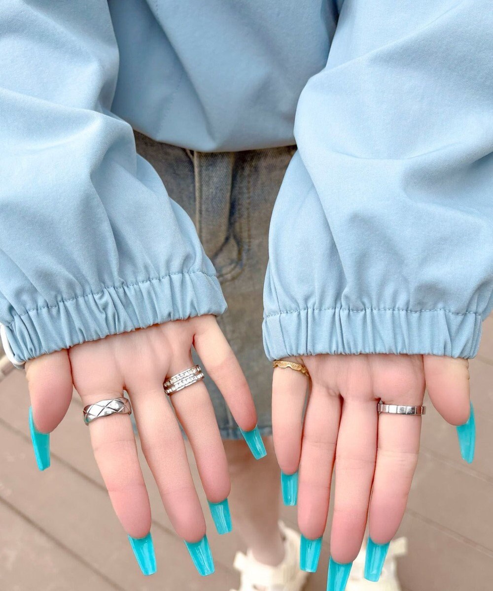 WEGO 【日焼け対策/セットアップ対応】ラッシュガードラインアノラックパーカー 