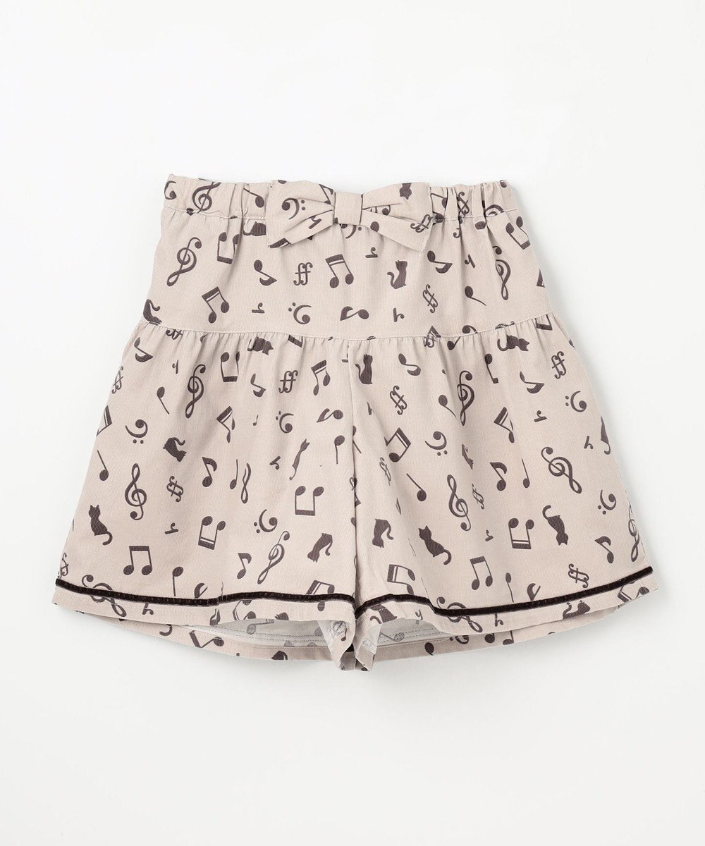 ANY KIDS 音符総柄キュロット 