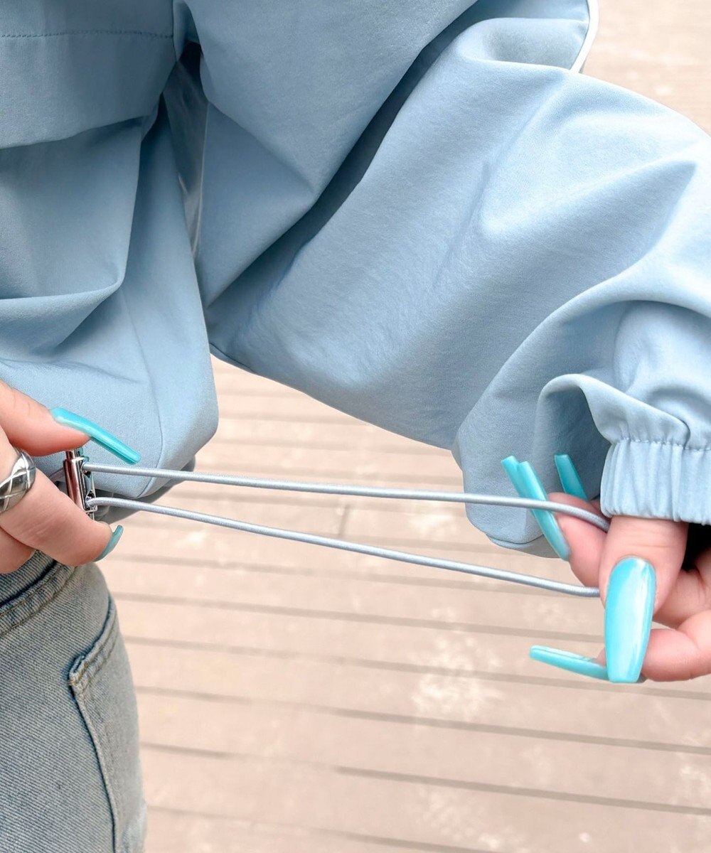 WEGO 【日焼け対策/セットアップ対応】ラッシュガードラインアノラックパーカー 