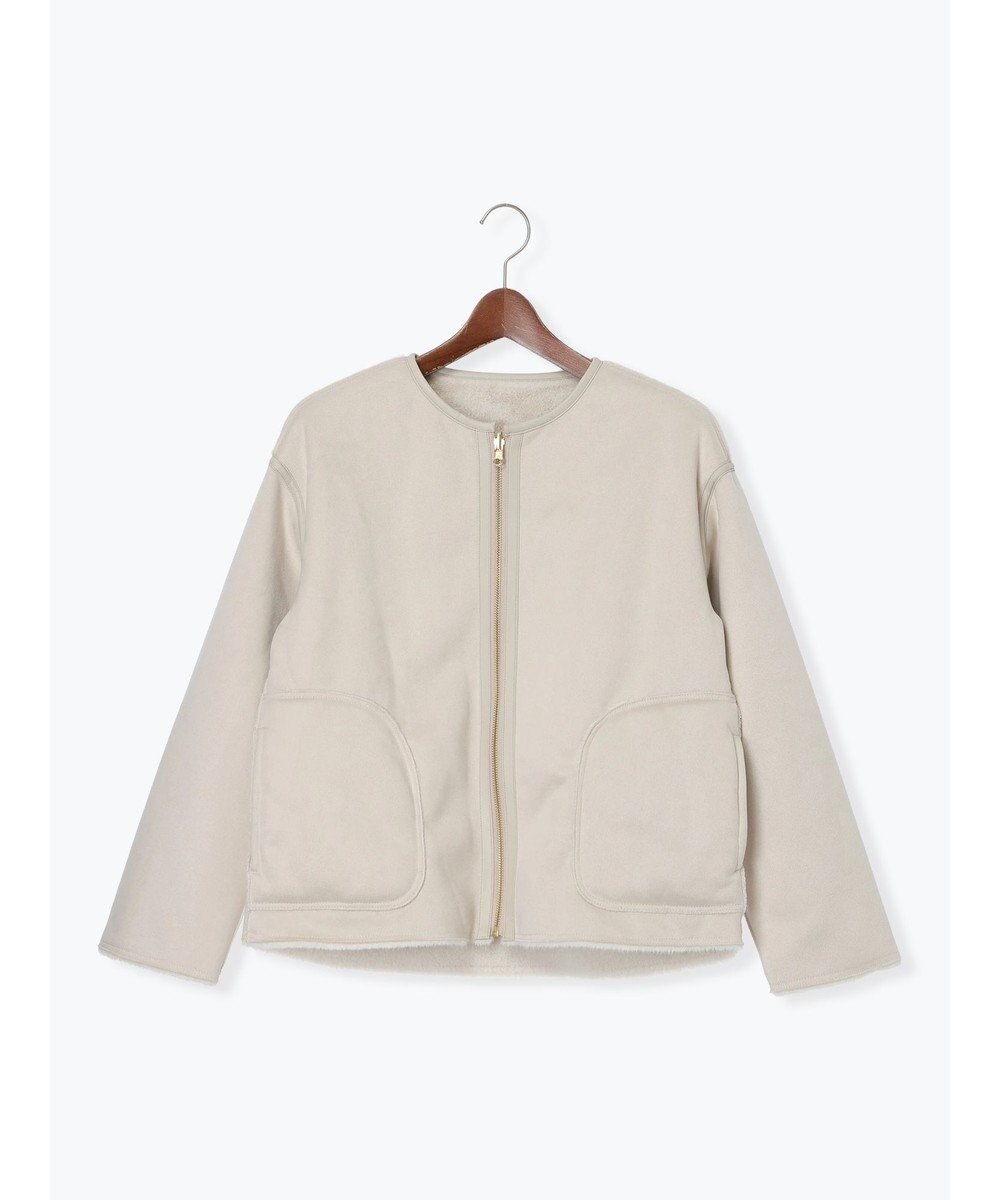 Te chichi リバーシブルファームートンブルゾン 