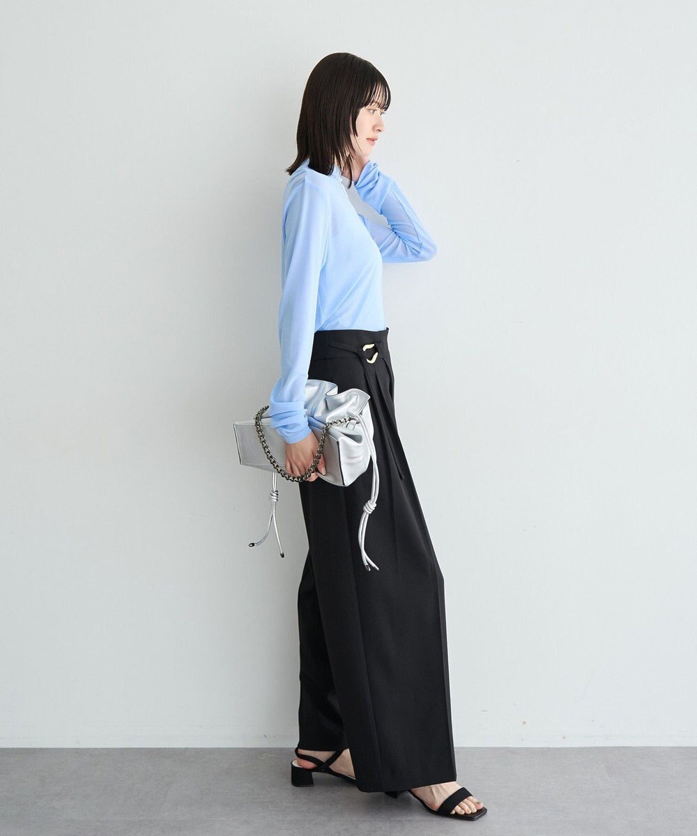 YECCA VECCA 2wayチェーンギャザーバッグ 