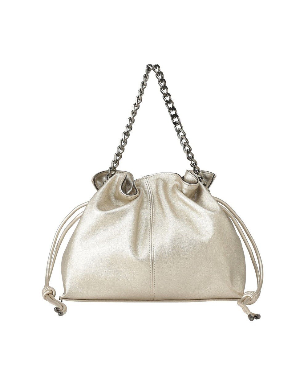 YECCA VECCA 2wayチェーンギャザーバッグ 