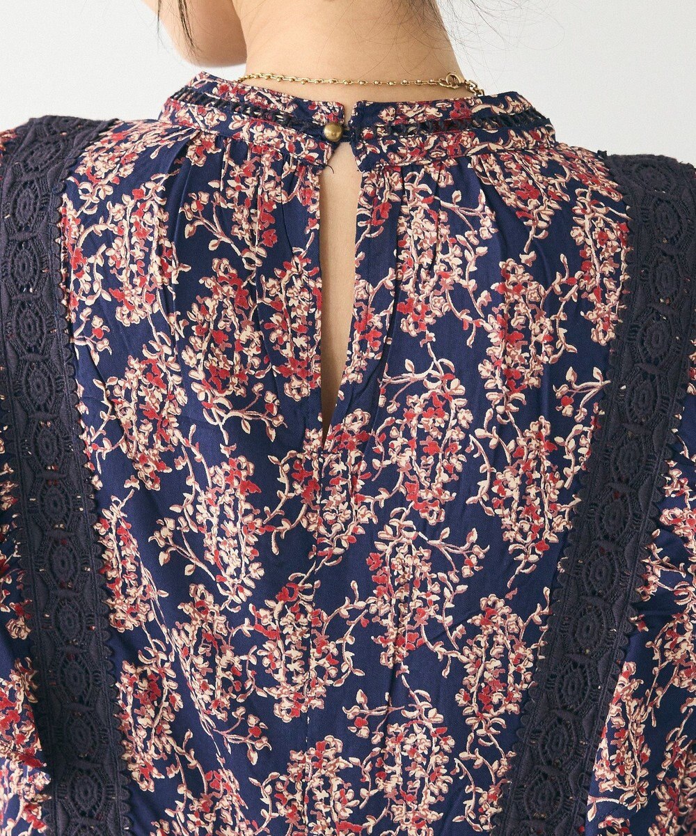 CRAFT STANDARD BOUTIQUE シャーリング袖フリルワンピース 