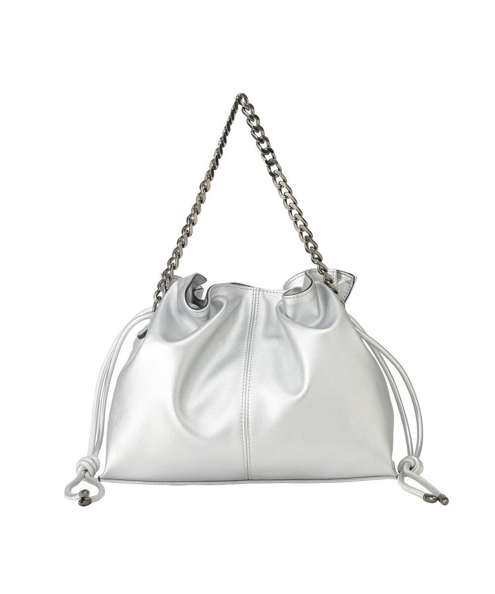 YECCA VECCA 2wayチェーンギャザーバッグ 