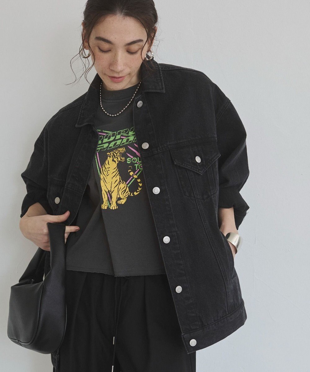 WEGO 【ANGIE VINTAGE】ビッグシルエットデニムジャケット / オーバーサイズGジャン 