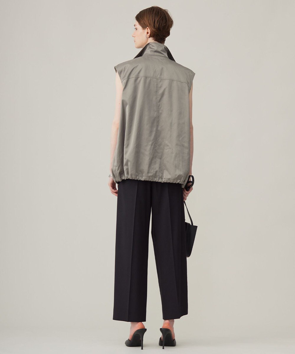 ICB 【洗える】グランウォームソフトサテン ミリタリーベスト 