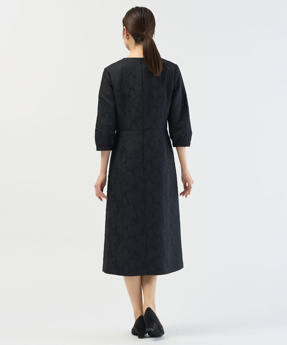 J.PRESS LADIES S ボタニカルジャガード ワンピース 