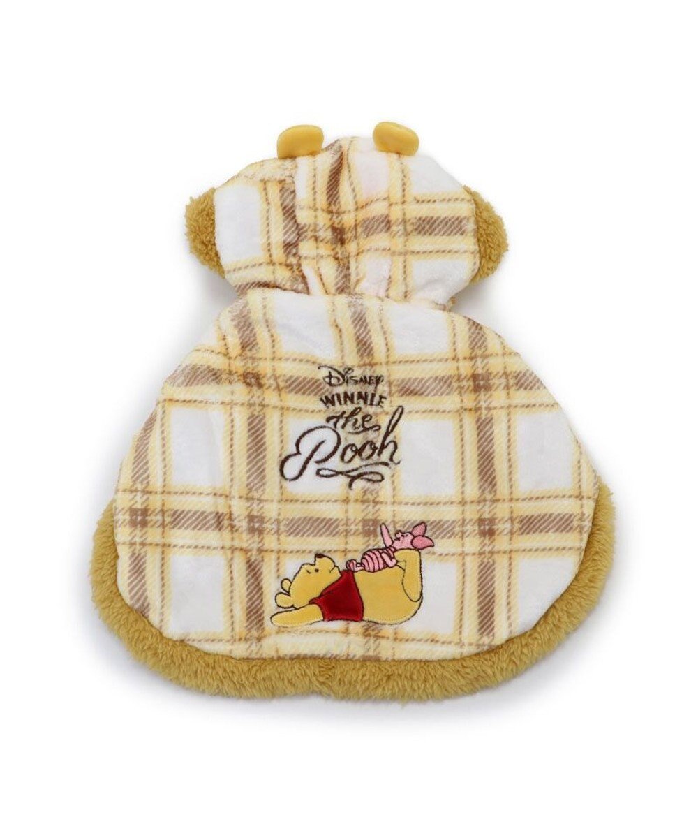 PET PARADISE ディズニー くまのプーさん ポンチョ 《チェック柄》 小型犬 