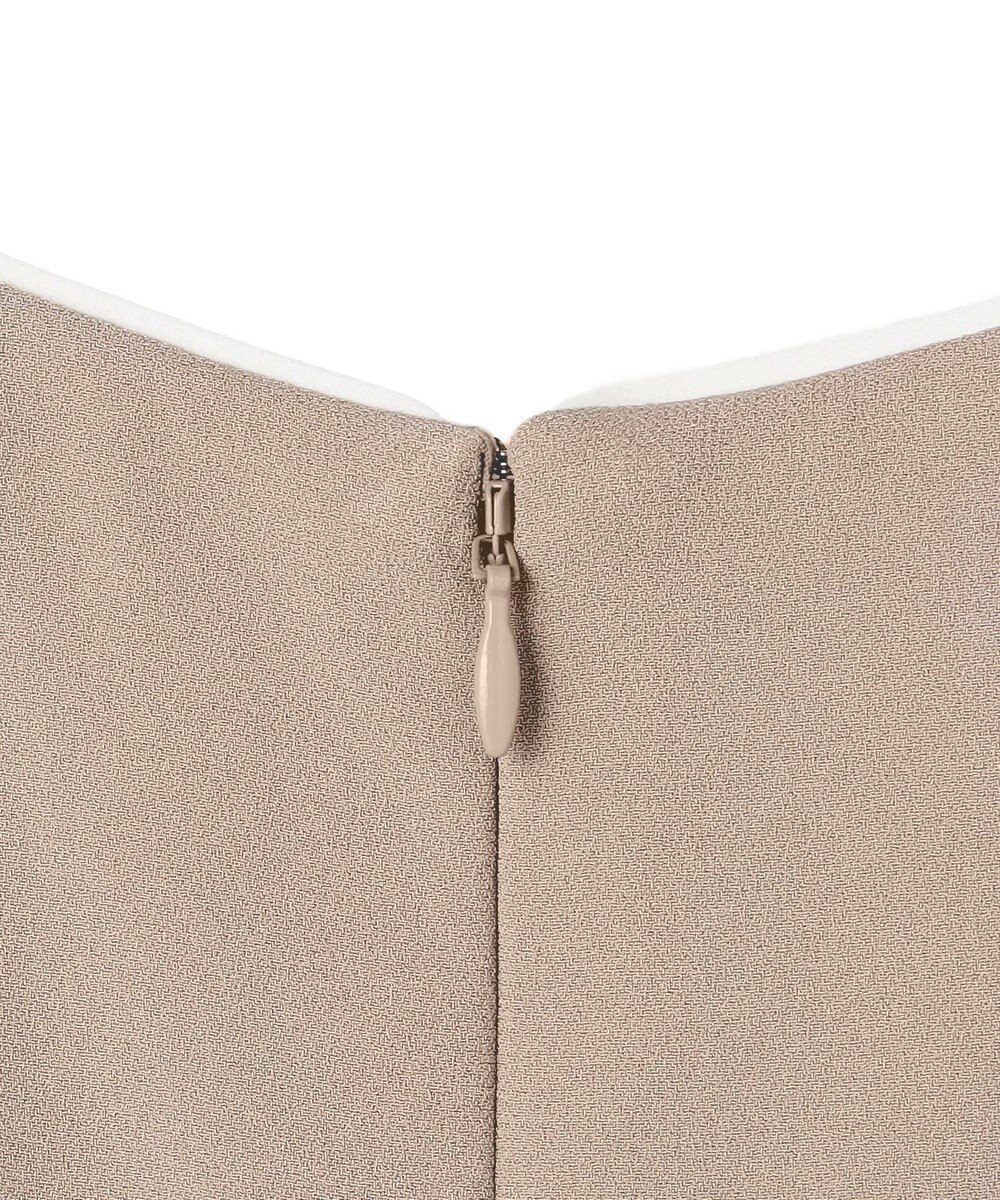 BEIGE， 【セットアップ対応】CINDY / 配色ライン クルーネックドレス 