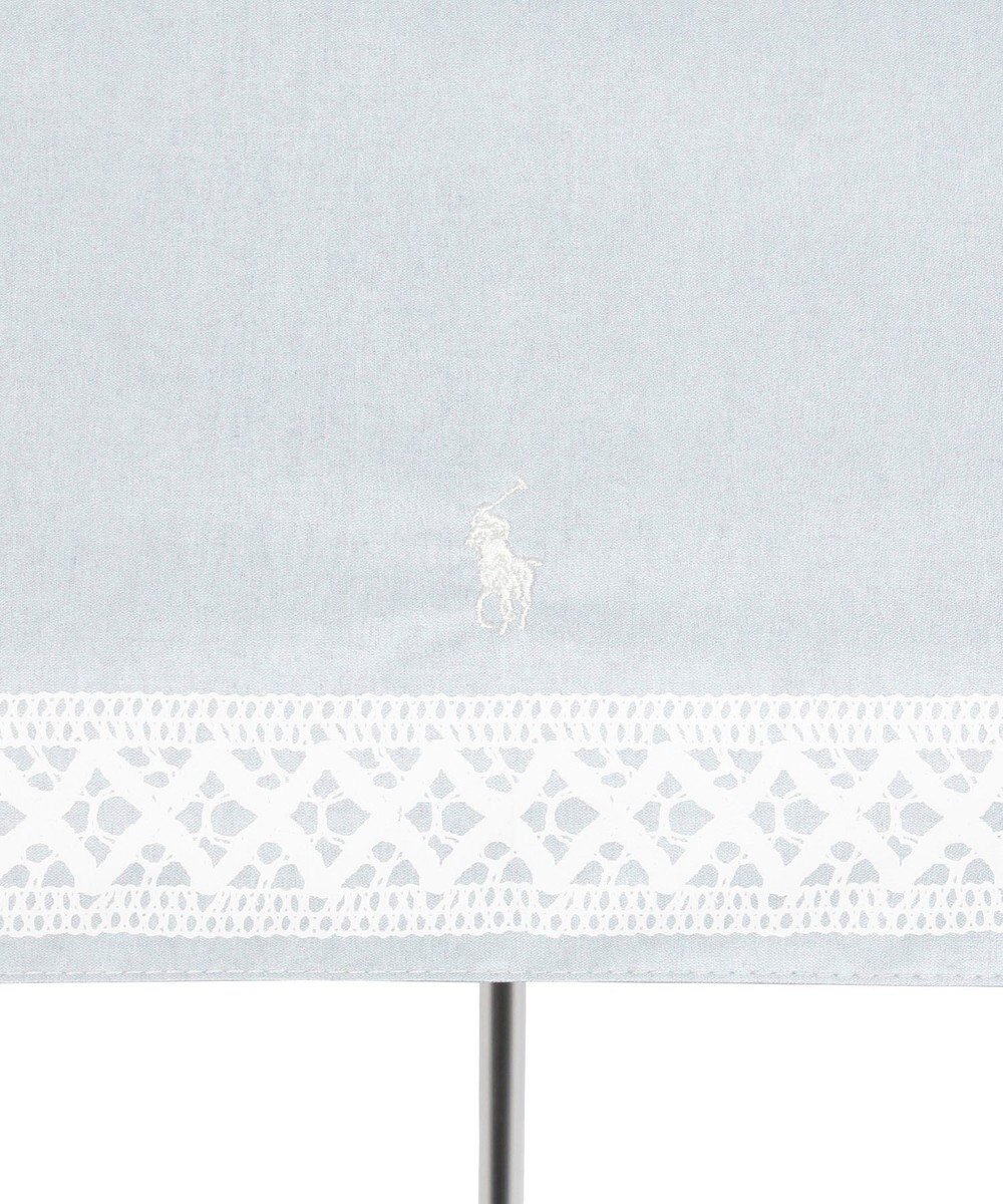 MOONBAT 【WEB限定/ 遮光率100％/遮熱/UV】POLO RALPH LAUREN（ポロ ラルフローレン）晴雨兼用日傘 ワンポイント ポロポニー レース 折りたたみ傘 