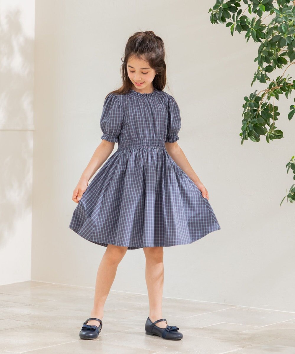 組曲 KIDS 【150-160㎝】チェック ワンピース 