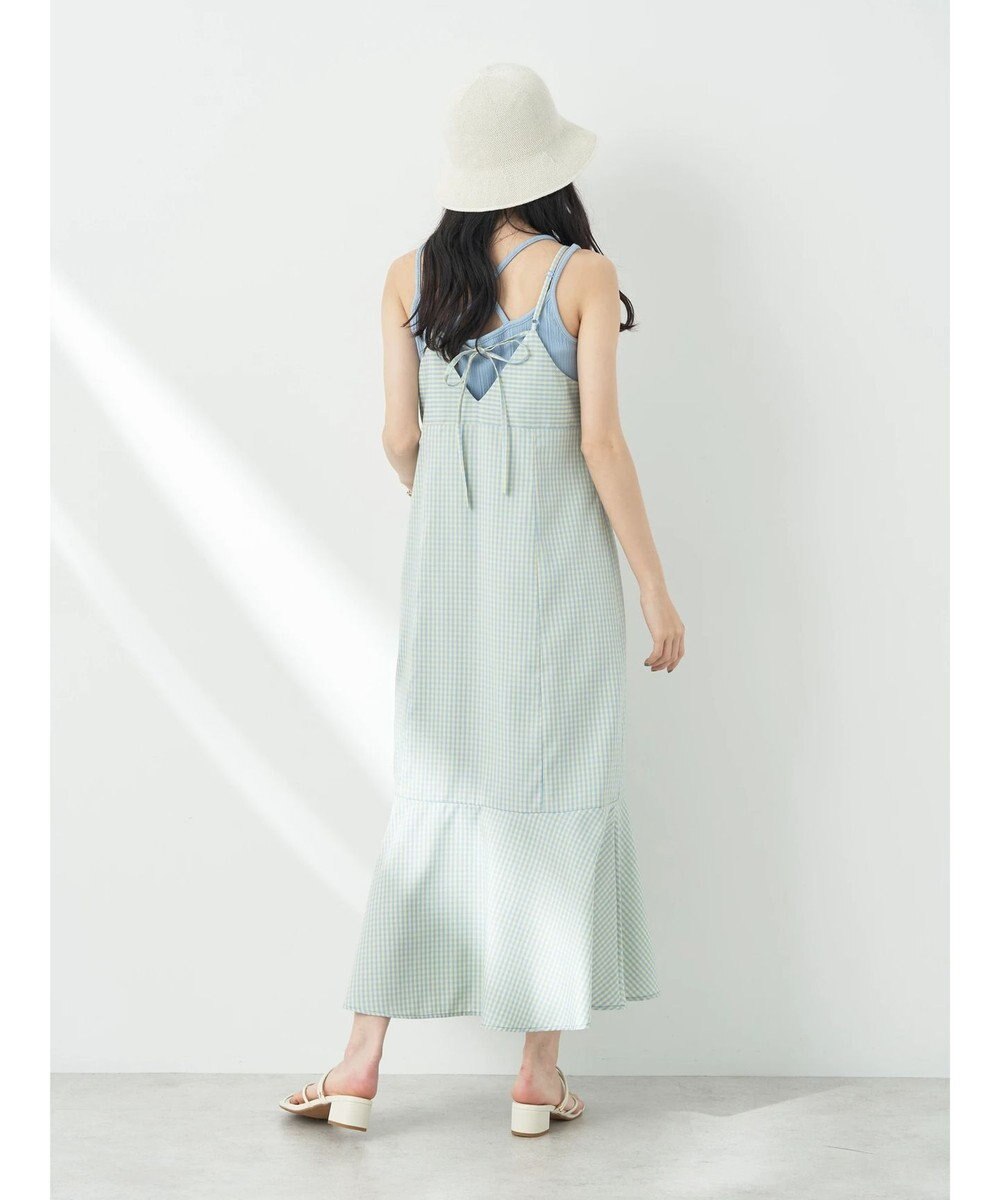 earth music&ecology チェックマーメイドキャミワンピース 