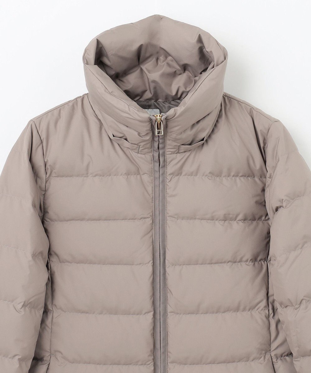 ANY L 【洗濯機可能/羽毛100%使用/撥水/フード取り外し可能】楽映えリッチミドル丈ダウン 