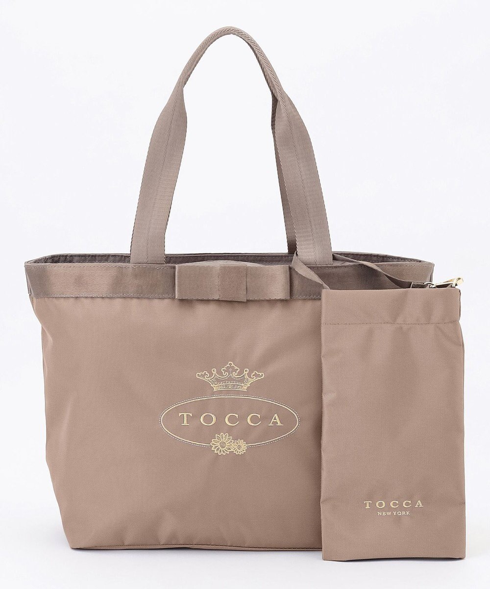 TOCCA 【A4サイズ対応・撥水・サスティナブル素材】LOGO RAIN 2SET BAG バッグ 