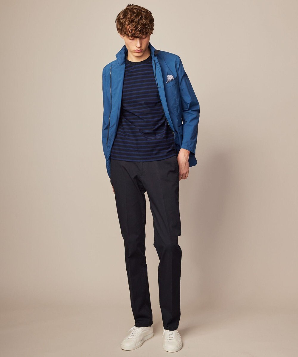 JOSEPH ABBOUD 【オーガニックコットン使用】インレーボーダー Tシャツ 