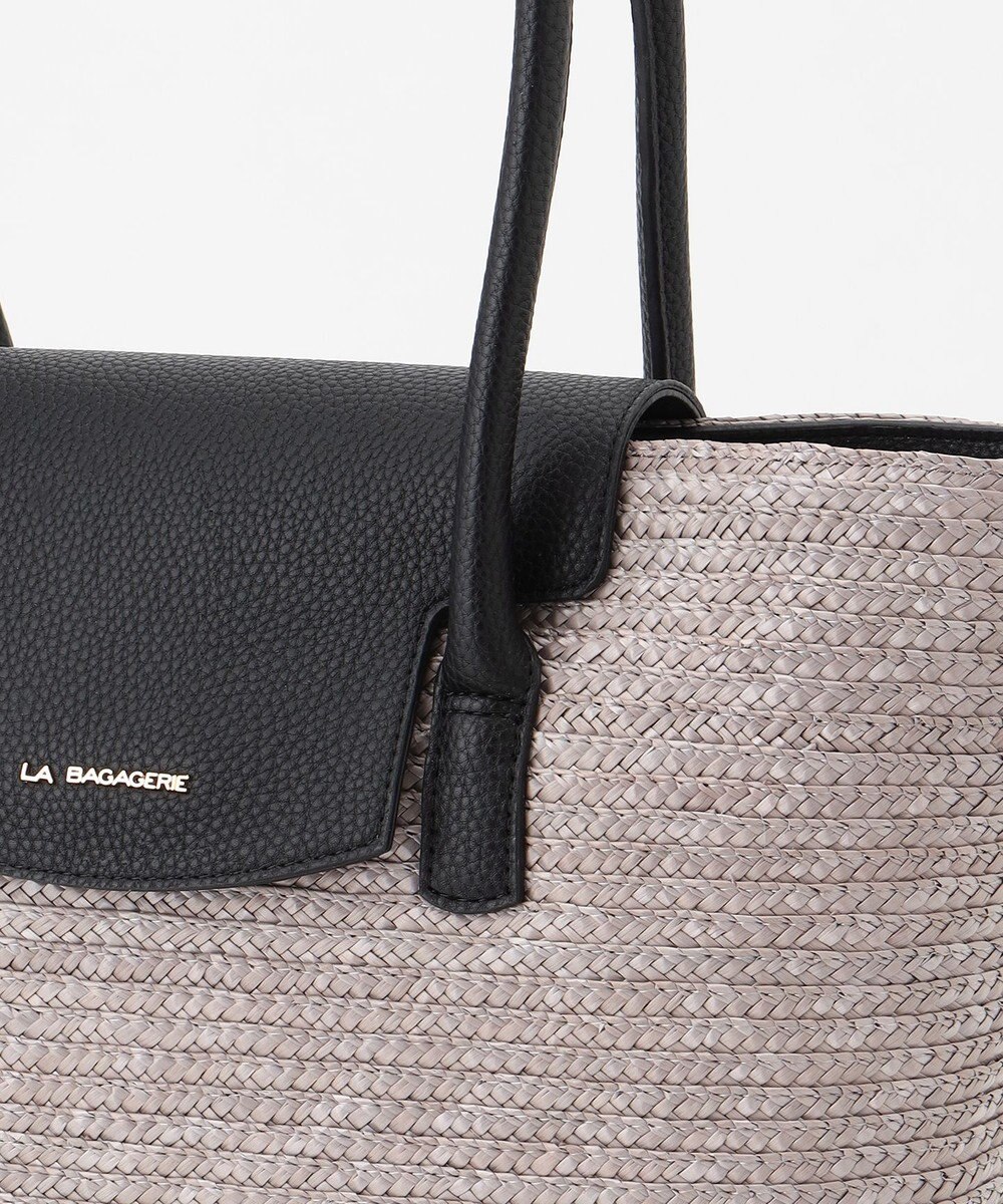 LA BAGAGERIE フラップかごトートバッグ 