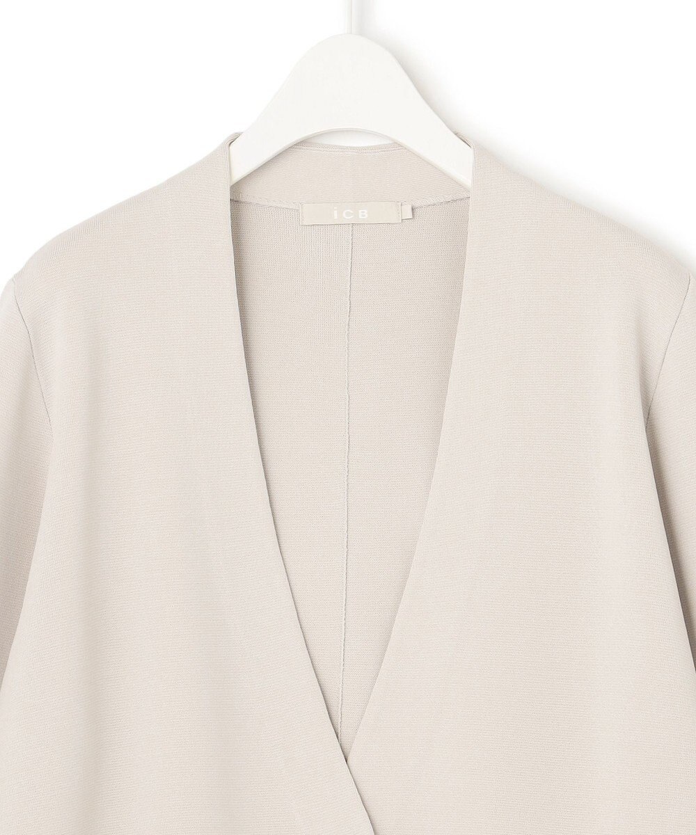 ICB 【セットアップ対応】ハイゲージスムース ノーカラージャケット 