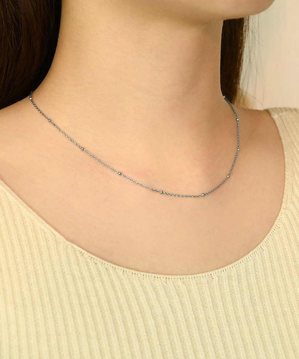 blancotokyo 【金属アレルギー対応】ボールチェーンネックレス Astra 