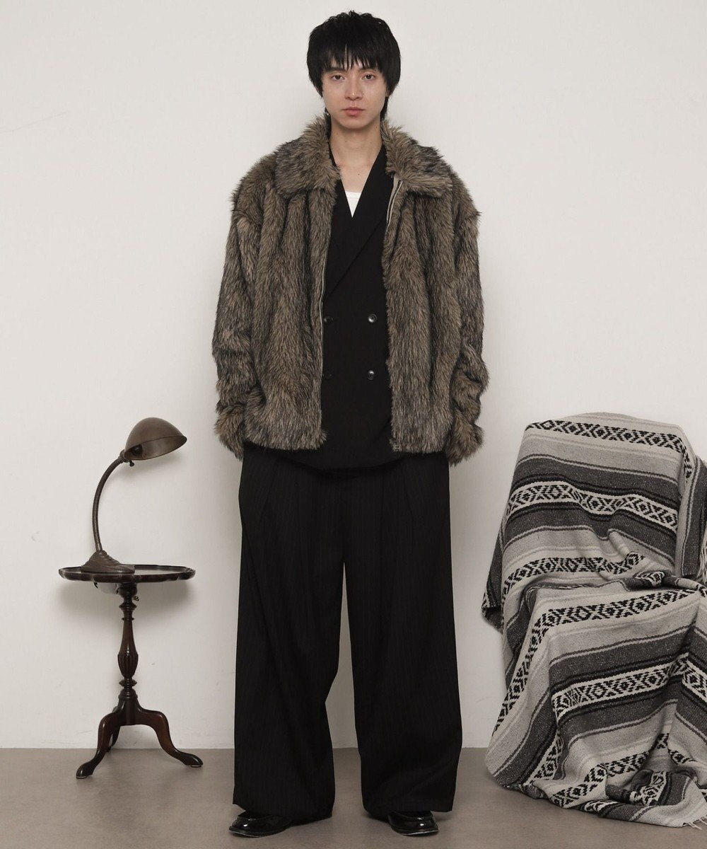 WEGO フェイクファーZIPブルゾン 