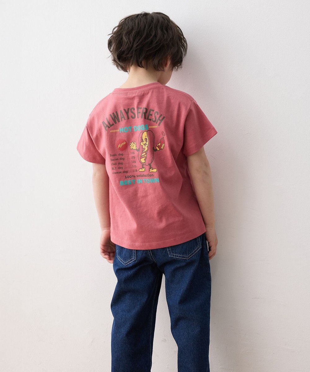 ANY KIDS バックプリント 半袖Tシャツ 
