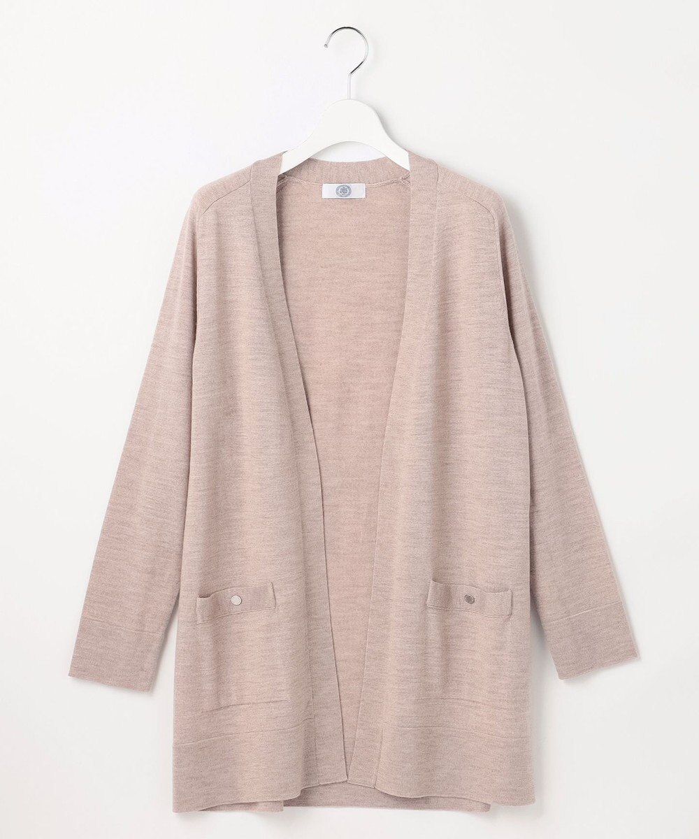 J.PRESS LADIES S 【人気定番アイテム】KNIT BASIC ロング カーディガン 