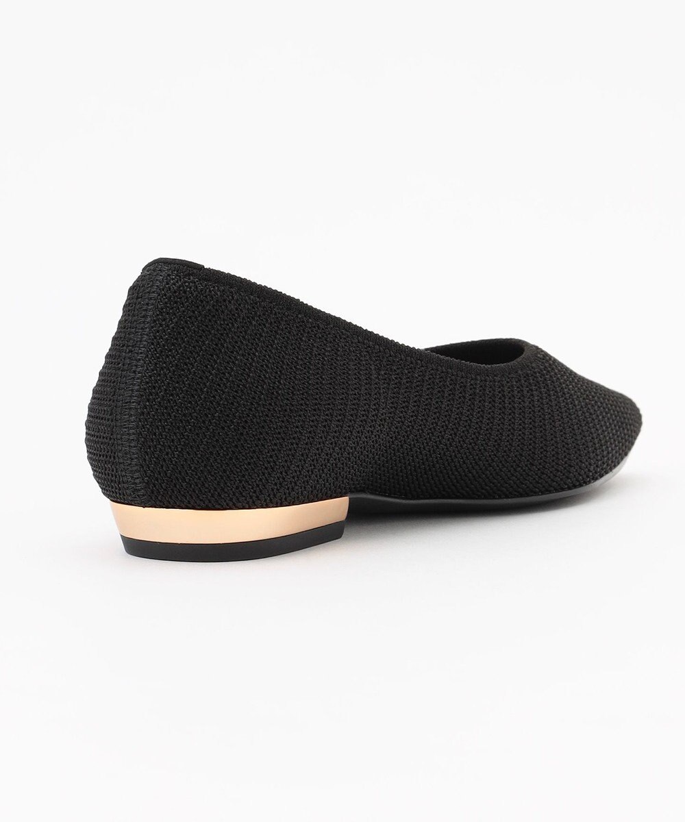 steppi 【洗える/撥水】メタルヒール フラット パンプス 