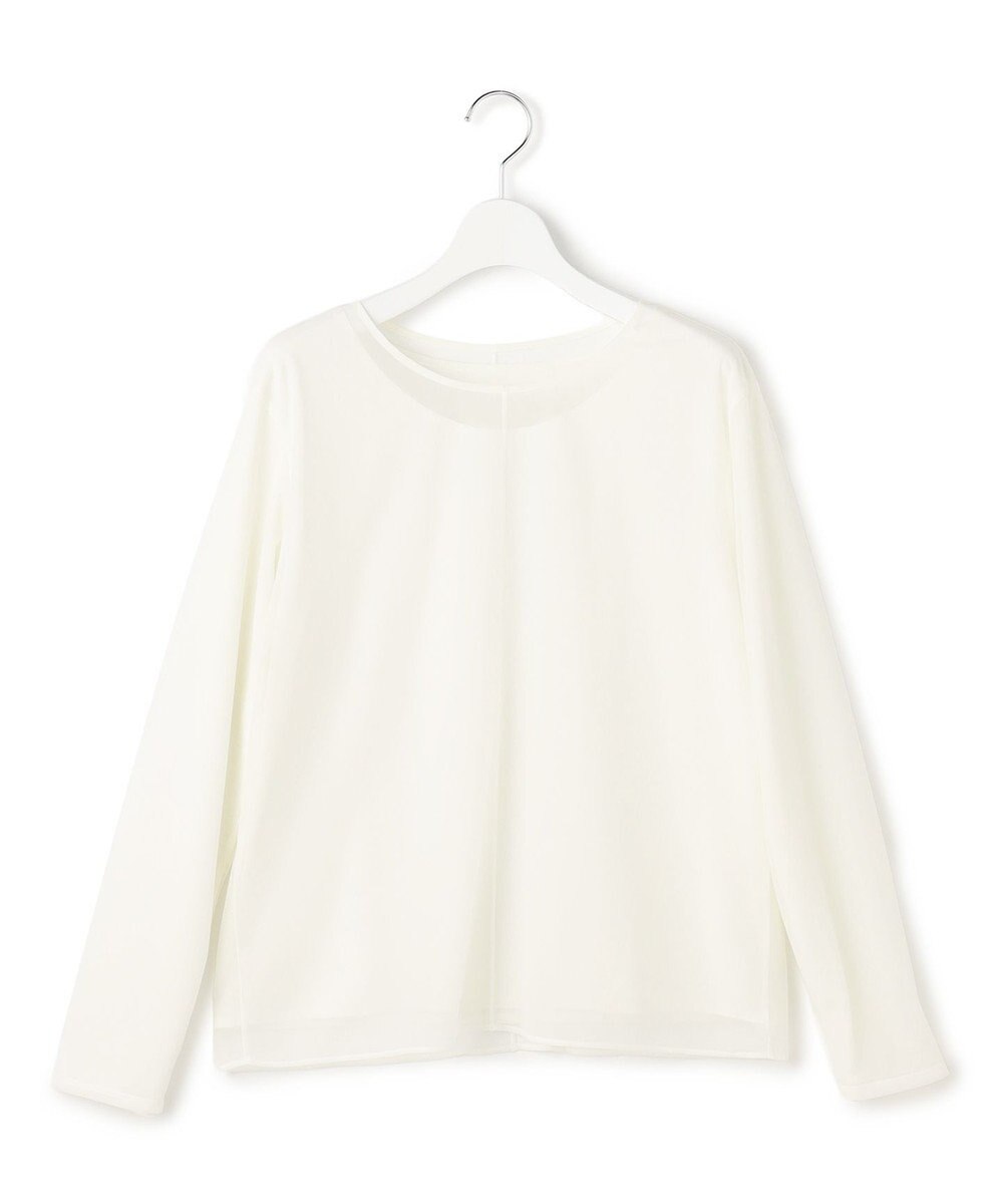 ICB L イージージョーゼット シアーレイヤードカットソー 