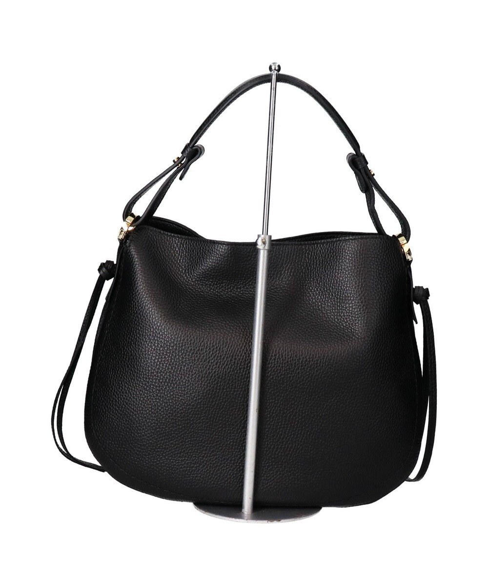 INTER-CHAUSSURES 【LORISTELLA】シュリンクレザーハンドバッグ 