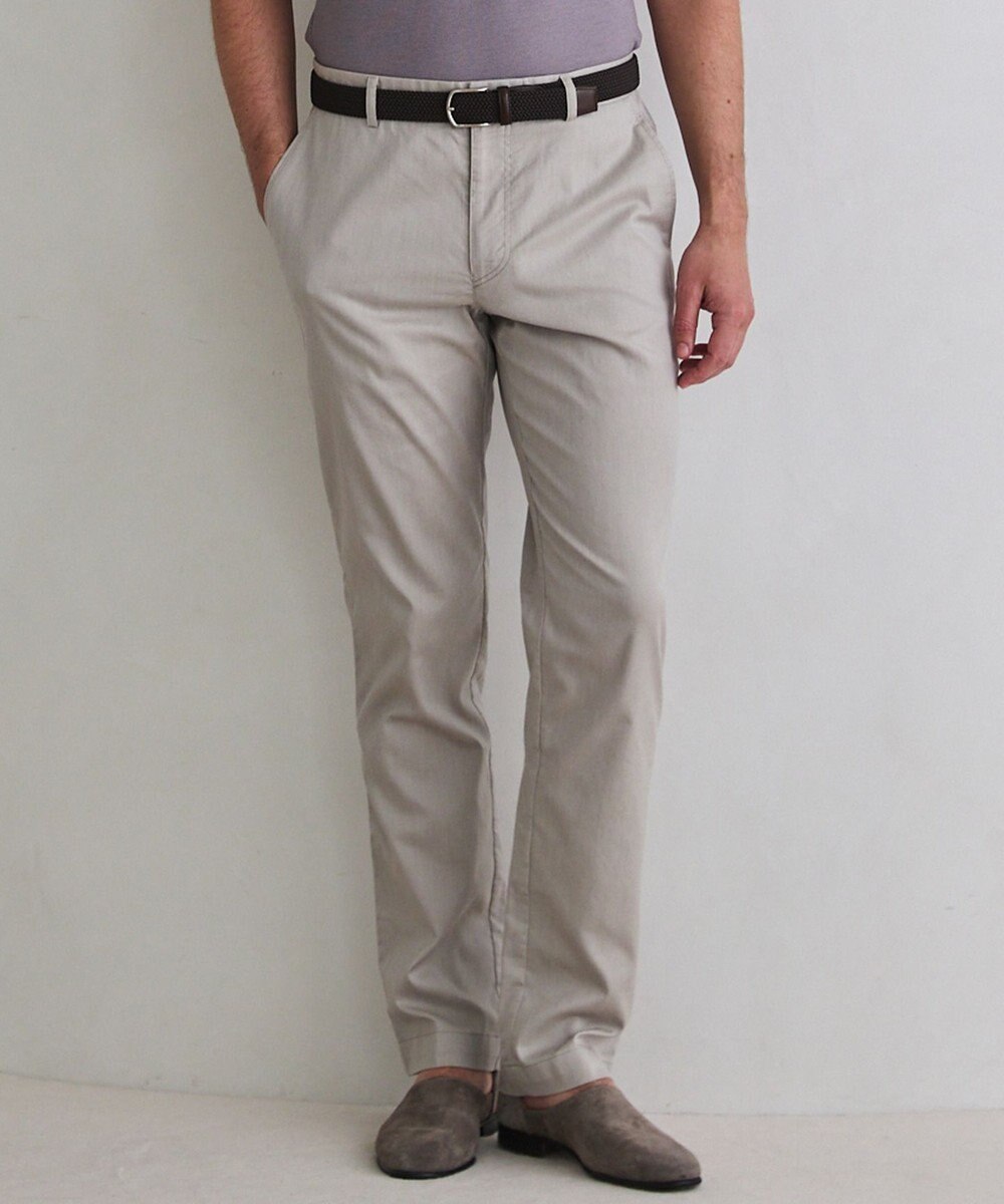 GOTAIRIKU チノ以上スラックス未満のドレス感【接触冷感/吸水速乾/ストレッチ】クールモーション コットンパンツ 