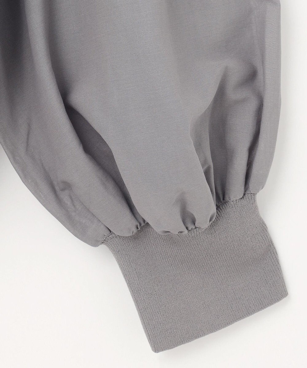 23区 【ご好評につきカラー追加/洗える】クロスコンビ パフスリーブ ニット 